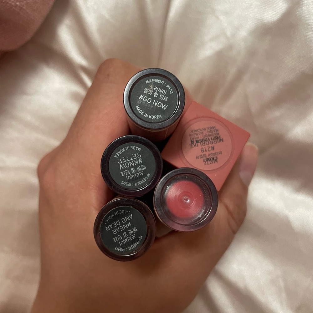 5 3CE lipsticks